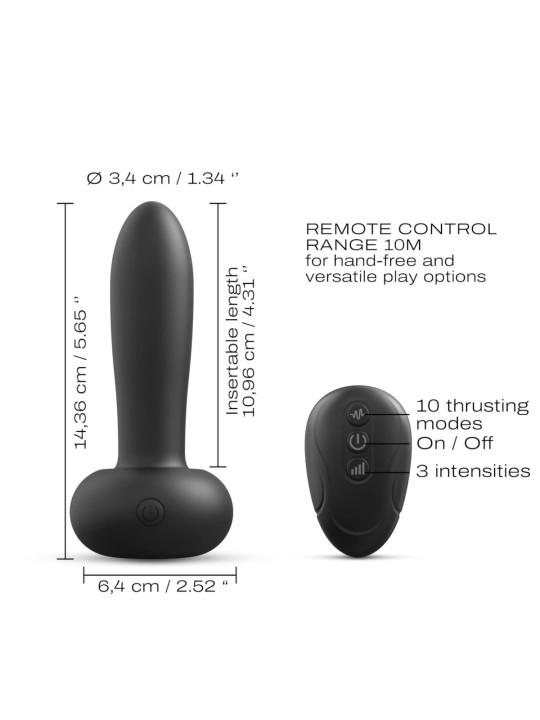 Deep Thrust Vibromasseur Va-et-vient Magnétique Télécommandé Dorcel
