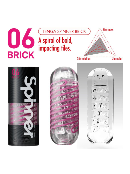Spinner 06 Brick Masturbateur Tenga