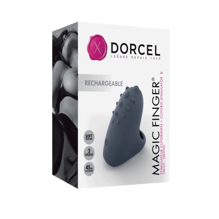 Magic Finger Gris Bague Vibrante Dorcel