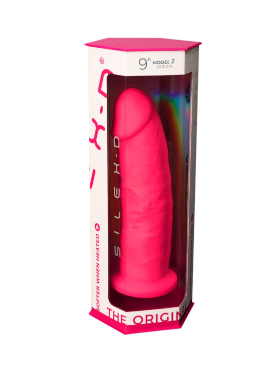 Gode Réaliste Modèle 2 22,8 cm Rose SilexD