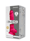 Gode Réaliste Rose Modèle 1 20 cm Double Densité avec Testicules