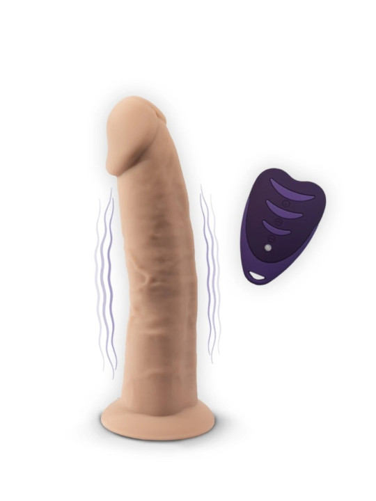 Vibromasseur Réaliste Modèle 2 17,5 cm Thermo Réactif Télécommandé SilexD