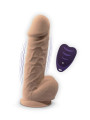 Vibromasseur Réaliste Modèle 1 21,5 cm Thermo Réactif Télécommandé SilexD