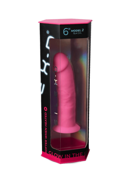 Gode Réaliste Modèle 2 15,4 cm Phosphorescent SilexD