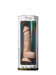 Gode Modèle 1 17,8 cm Real Skin Silicone Liquide SilexD