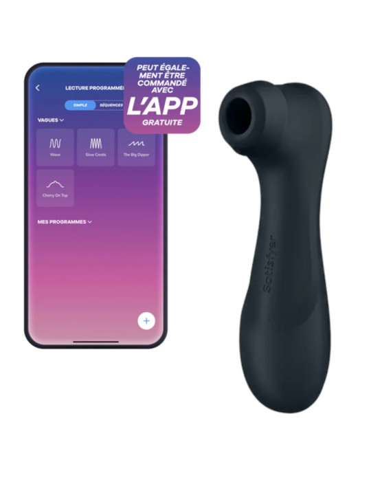 Satisfyer Pro 2 Génération 3 Noir + Connect App Stimulateur Connecté Noir Satisfyer Pro 2 Génération 3 Noir + Connect App Stimulateur Connecté Noir