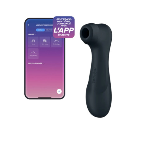 Satisfyer Pro 2 Génération 3 Noir + Connect App Stimulateur Connecté Noir