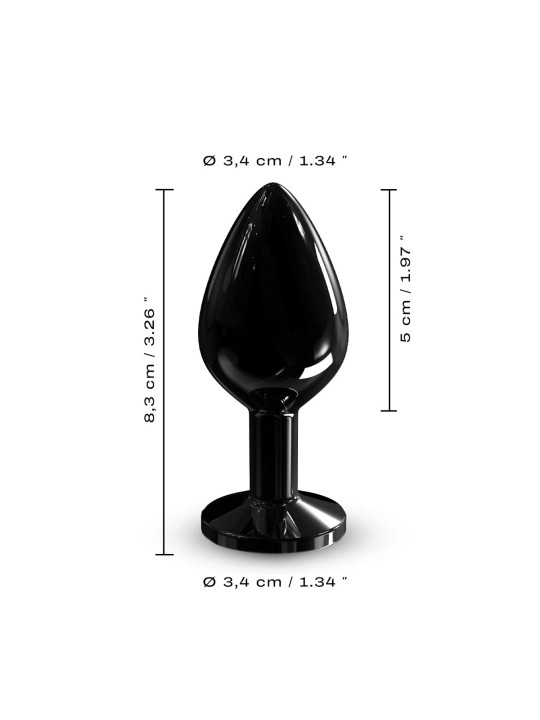 Diamond Plug M Noir Plug Anal Dorcel