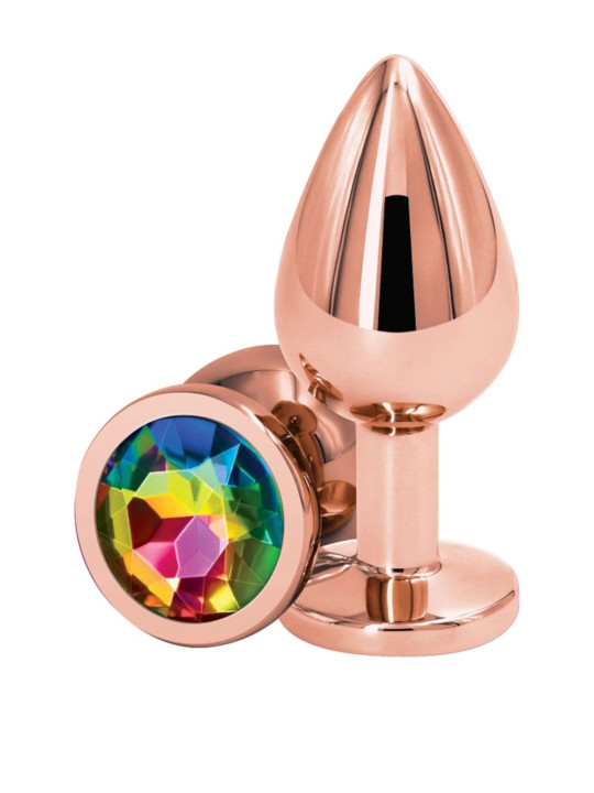 Plug Anal M Rose Gold Multicolore Rear Assets