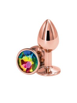 Plug Anal S Rose Gold Multicolore Rear Assets