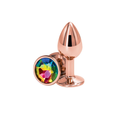 Plug Anal S Rose Gold Multicolore Rear Assets