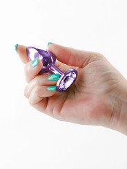 NS Novelties Plug Anal S Violet Rear Assets