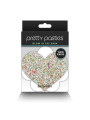 Cache Tétons à Paillettes Phosphorescentes Coeur