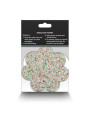 Cache Tétons à Paillettes Phosphorescentes Fleur