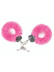 Attach Me Menottes en Fausse Fourrure Rose Love to Love