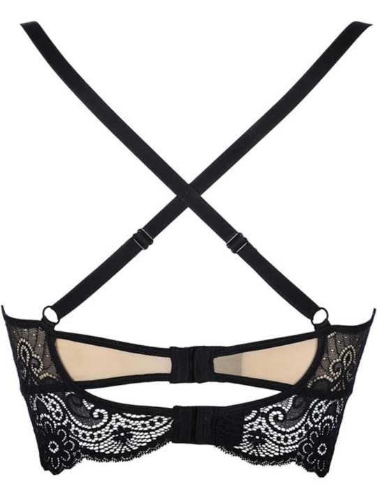 Semi Corset Noir V-9071 Seductive Woman Axami
