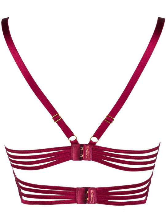 Soutien Gorge Bustier Bordeaux V-9431 Malaga Loca Axami