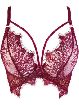 Soutien Gorge Bustier Bordeaux V-9431 Malaga Loca Axami