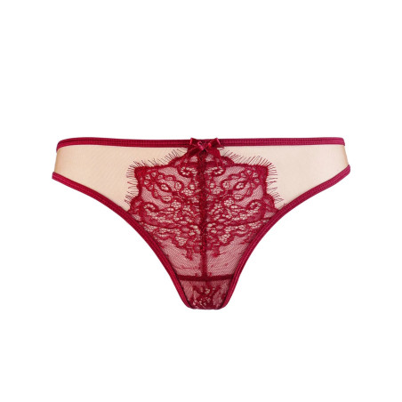 Malaga Loca String Bordeaux V-9438 Axami