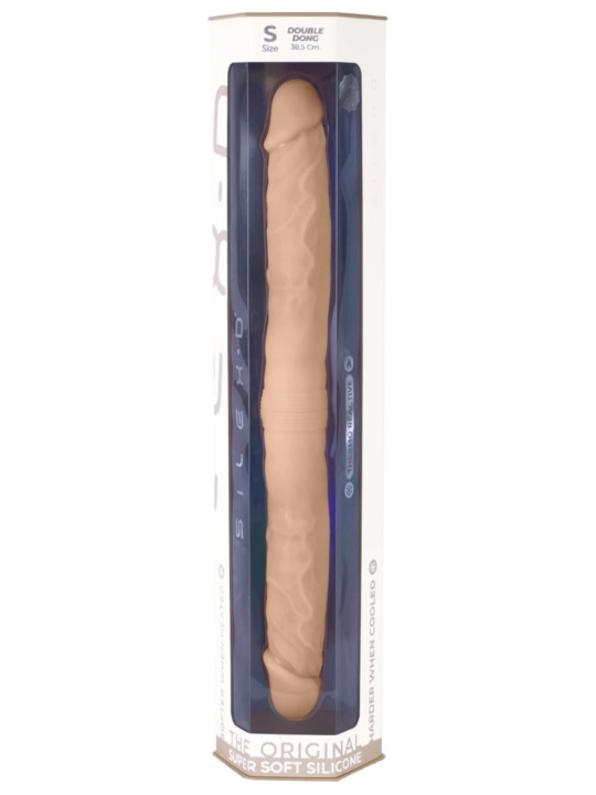Silexd Double Dildo Réaliste S 38.5 cm Thermo Réactif