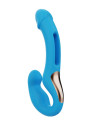 Harmony Duo Bleu Double Vibromasseur Strap-on Connecté Honey Play Box Harmony Duo Bleu Double Vibromasseur Strap-on Connecté Honey Play Box