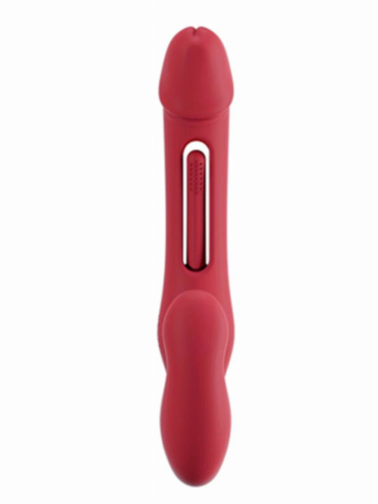 Harmony Duo Rouge Double Vibromasseur Strap-on Connecté Honey Play Box