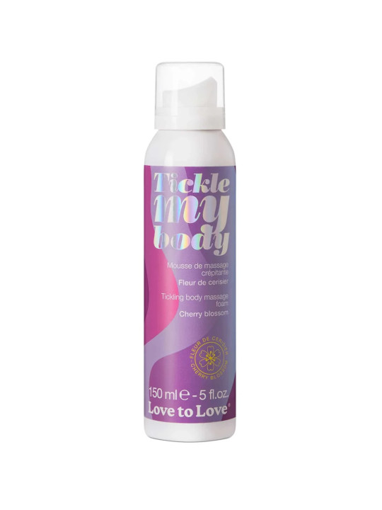 Tickle my Body Mousse de Massage Crépitante Fleur de Cerisier Love to Love