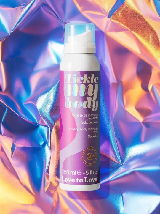Tickle my Body Mousse de Massage Crépitante Noix de Coco Love to Love