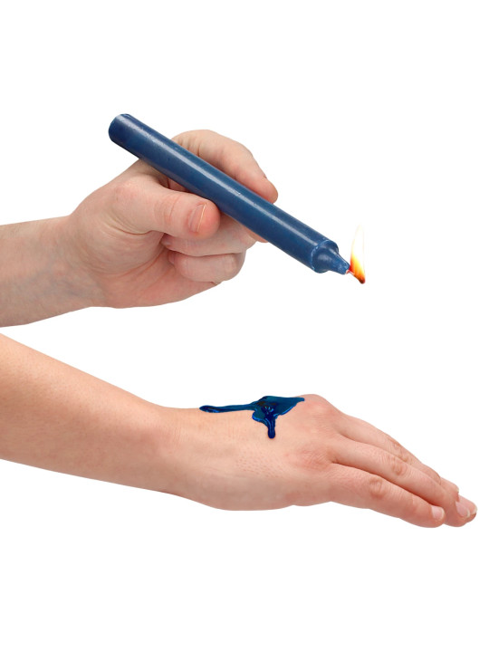 4 Bougies Basse Température Teasing Wax Ouch! Bleu