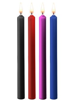 4 Bougies Basse Température Teasing Wax Ouch! Multicolore