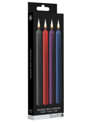 4 Bougies Basse Température Teasing Wax Ouch! Multicolore