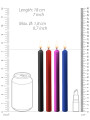 4 Bougies Basse Température Teasing Wax Ouch! Multicolore