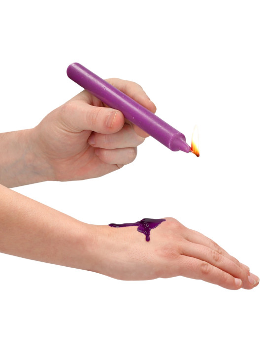 4 Bougies Basse Température Teasing Wax Ouch! Violet