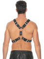 Harnais Scottish en Cuir Noir Ouch!