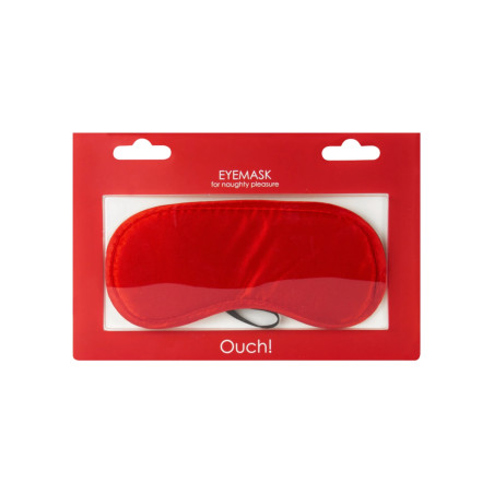 Eyemask Masque en Satin Rouge Ouch!