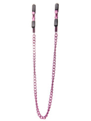 Nipple Clamps Pinces à Tétons Ajustables Rose Ouch!