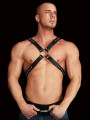 Harnais Adonis en Simili Cuir Noir Ouch!