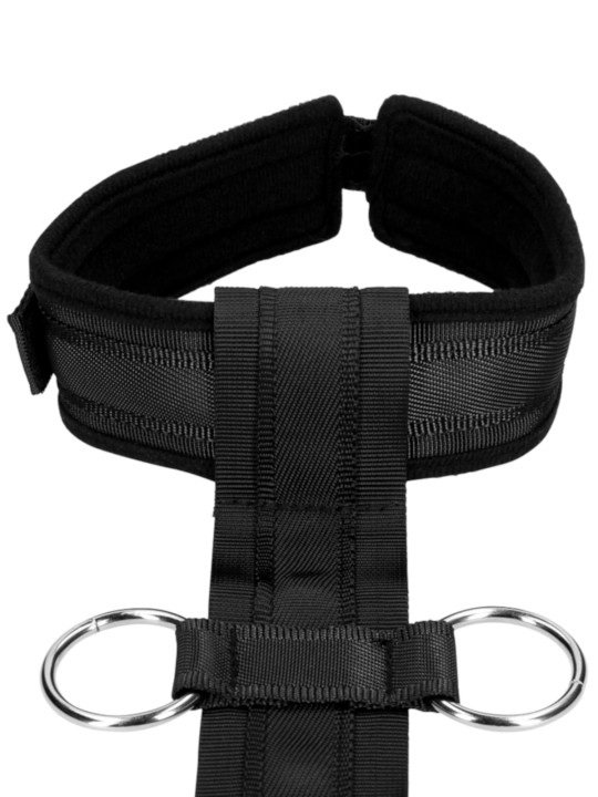 Harnais de Contrainte avec Collier et Menottes Ouch! Harnais de Contrainte avec Collier et Menottes Ouch!