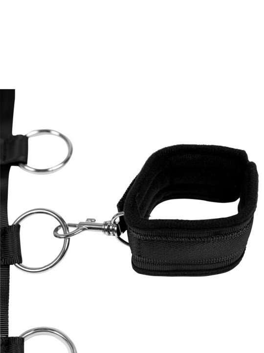 Harnais de Contrainte avec Collier et Menottes Ouch! Harnais de Contrainte avec Collier et Menottes Ouch!