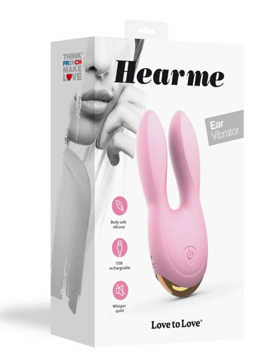 Hear Me Rose Stimulateur Double Moteurs Love to Love Hear Me Rose Stimulateur Double Moteurs Love to Love
