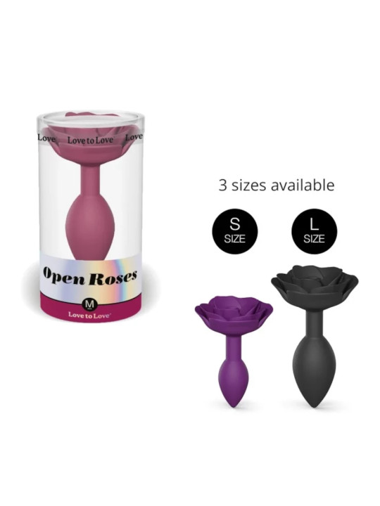 Open Roses Medium Plug Anal Love to Love