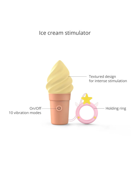 Cand'Ice Vanilla Pop Stimulateur Clitoris Love to Love