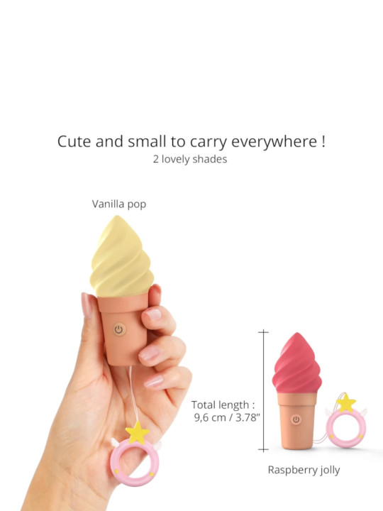Cand'Ice Vanilla Pop Stimulateur Clitoris Love to Love
