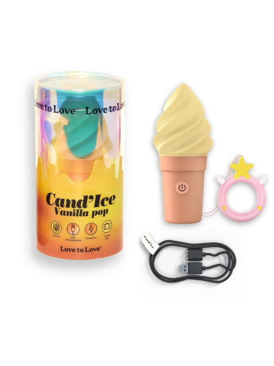 Cand'Ice Vanilla Pop Stimulateur Clitoris Love to Love