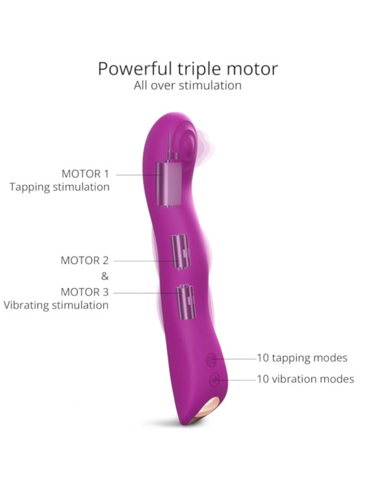 Swap Sweet Orchid Vibromasseur Vibration + Tapping Love to Love