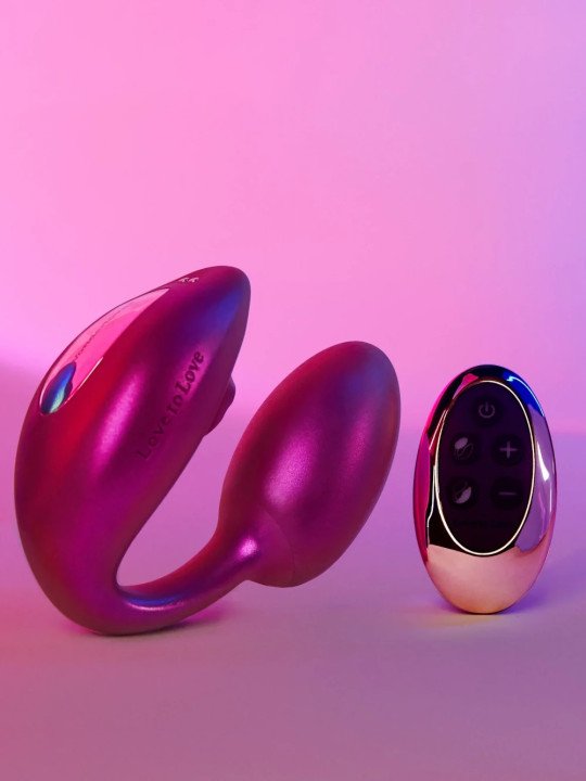 Wonderlover Iridescent Berry Oeuf Vibrant + Stimulateur Clitoridien Love to Love