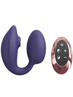 Wonderlover Midnight Indigo Oeuf Vibrant + Stimulateur Clitoridien Love to Love