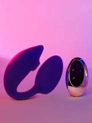 Wonderlover Midnight Indigo Oeuf Vibrant + Stimulateur Clitoridien Love to Love