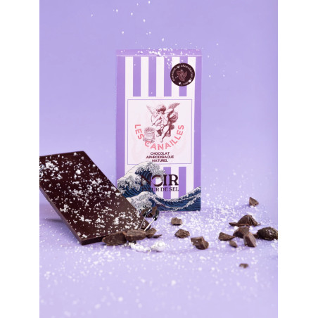 Chocolat Aphrodisiaque Noir Fleur de Sel Les Canailles