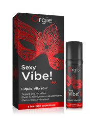 Sexy Vibe Hot Liquid Vibrator Gel Excitant Vibrant Orgie